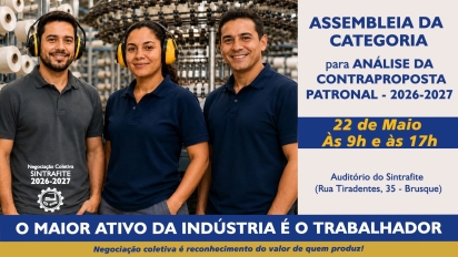 Programa Sintrafite destaca negociação coletiva e convoca trabalhadores para assembleia decisiva